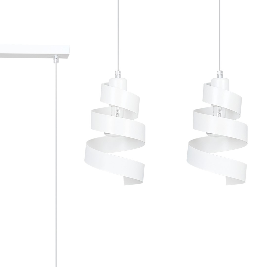Emibig Visilica SAGA 230V 15W MAX LED E27 Čelik Bijela