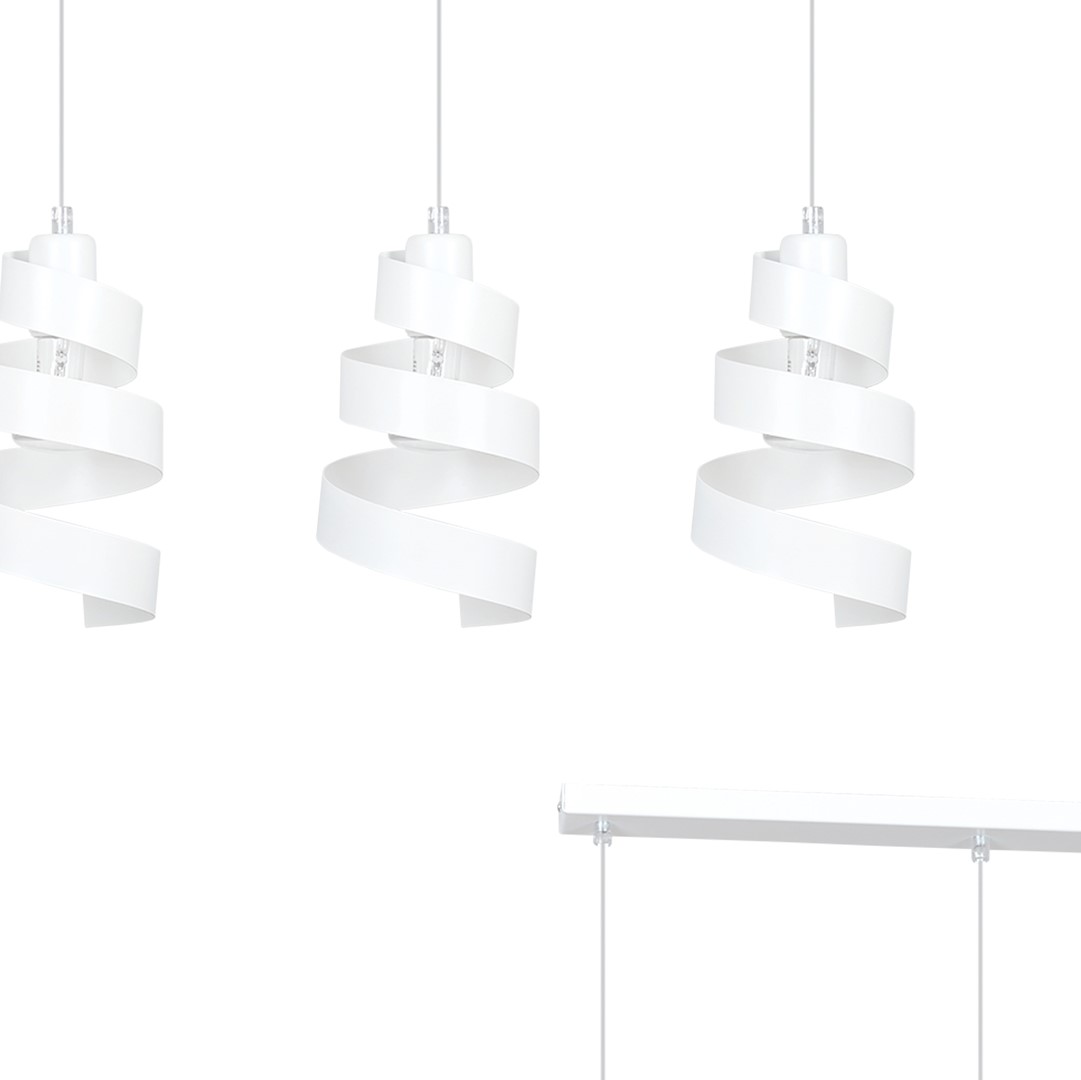 Emibig Visilica SAGA 230V 15W MAX LED E27 Čelik Bijela