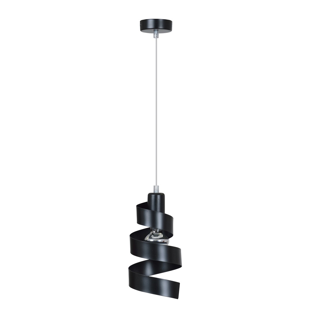 Emibig Visilica SAGA 230V 15W MAX LED E27 Čelik Crna