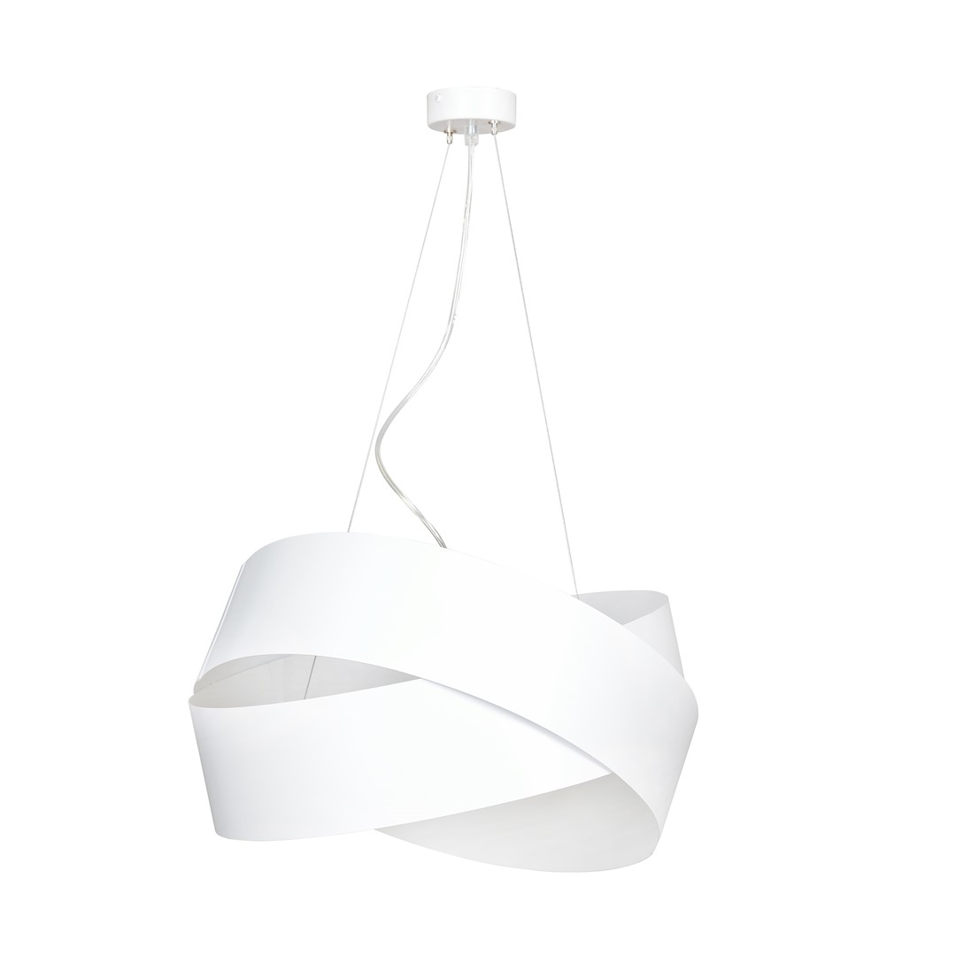 Emibig Visilica VIENO 230V 15W MAX LED E27 Čelik Bijela