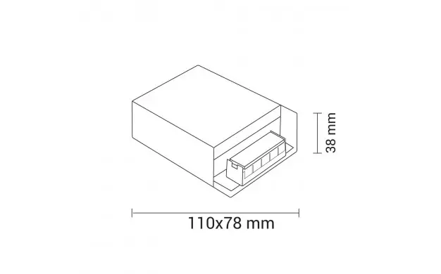 Optonica Napajanje za LED traku 60W 12V Metal