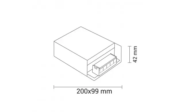 Optonica Napajanje za LED traku 150W 12V Metal