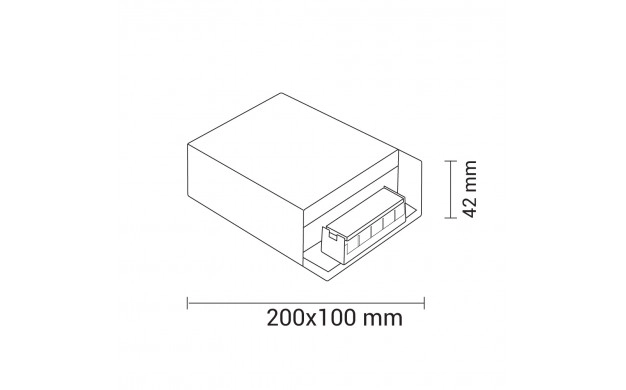 Optonica Napajanje za LED traku 100W 24V Metal
