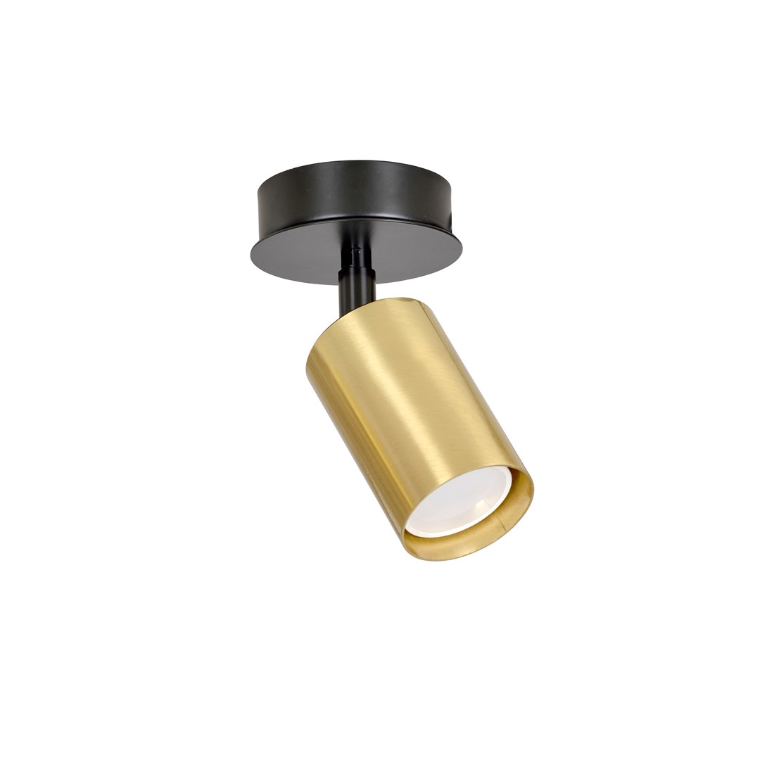 Emibig Stropna svjetiljka ZEN 230V 10W MAX LED GU10 Čelik Crna