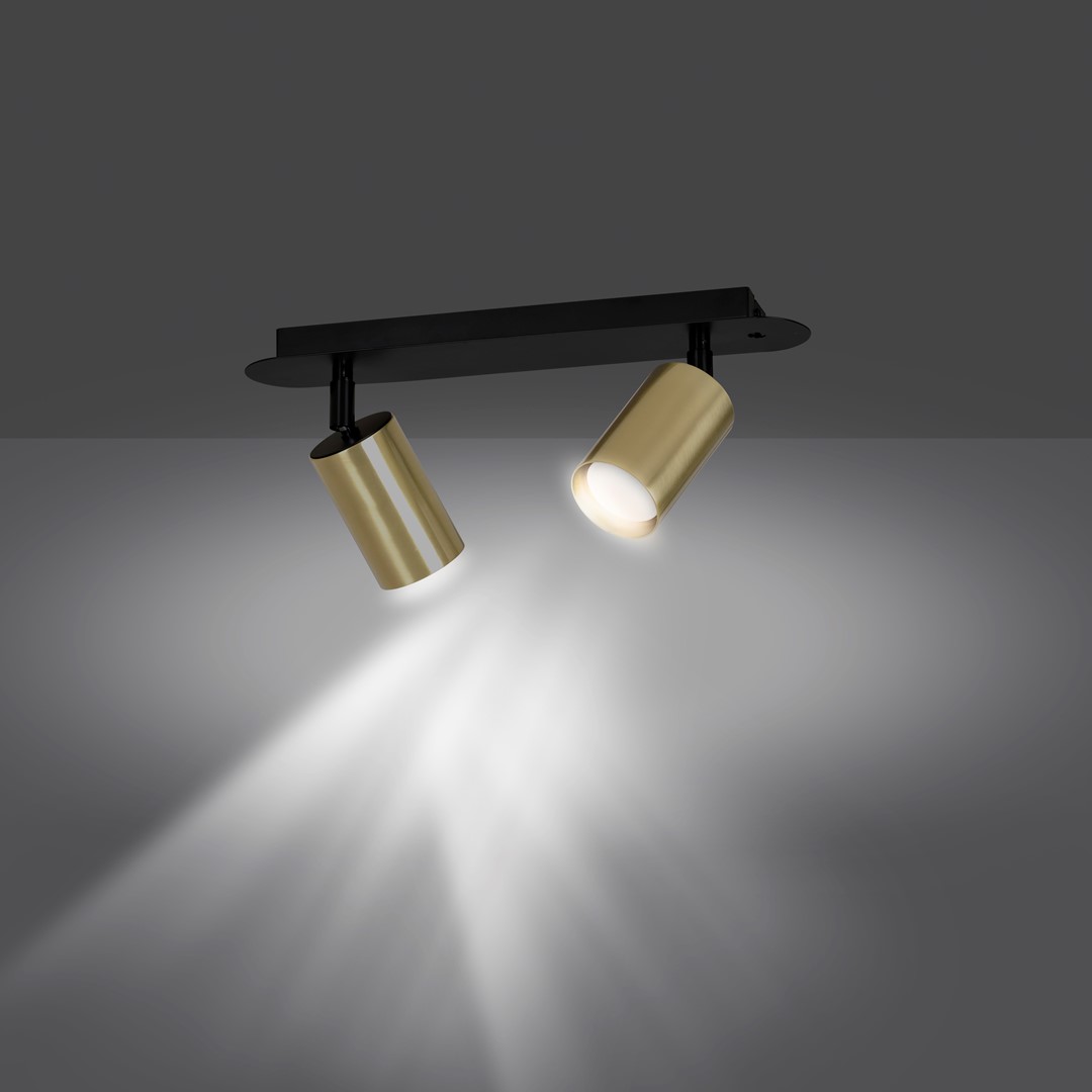 Emibig Stropna svjetiljka ZEN 230V 10W MAX LED GU10 Čelik Crna