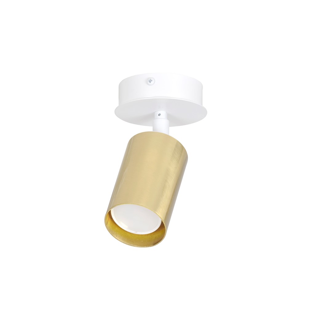 Emibig Stropna svjetiljka ZEN 230V 10W MAX LED GU10 Čelik Bijela