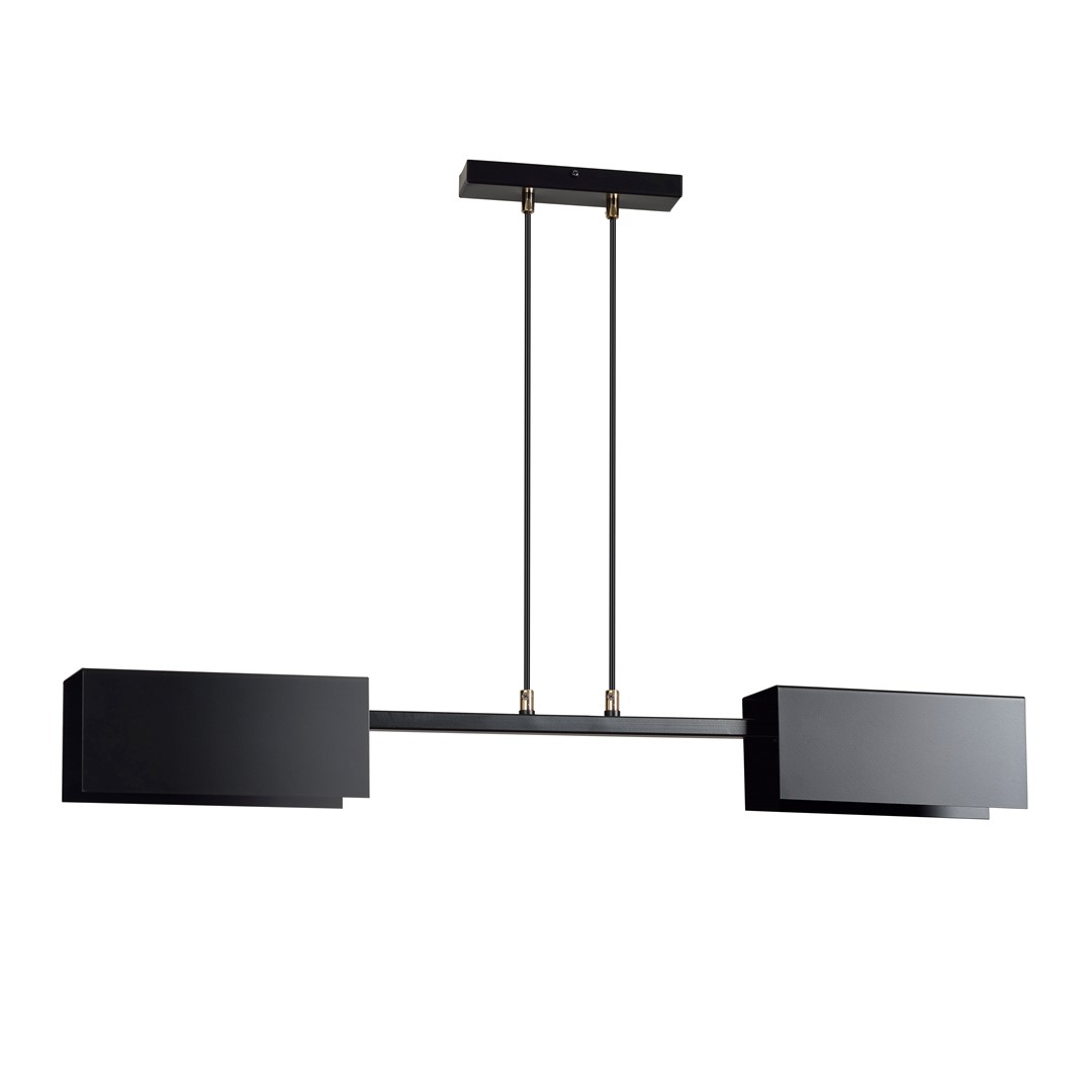 Emibig Visilica TOLOS 230V 15W MAX LED E27 Čelik Crna