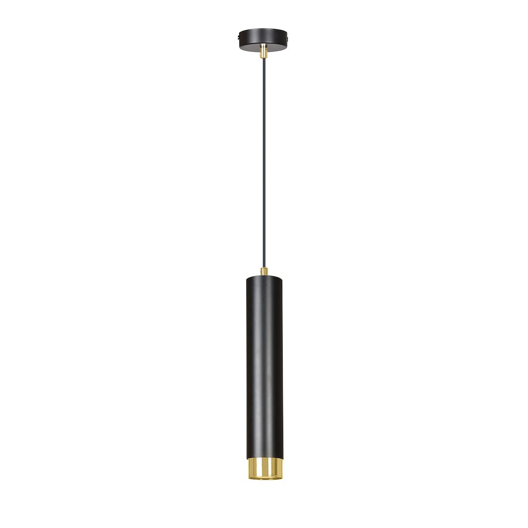 Emibig Visilica KIBO 230V 10W MAX LED GU10 Čelik Crna/ Zlatna