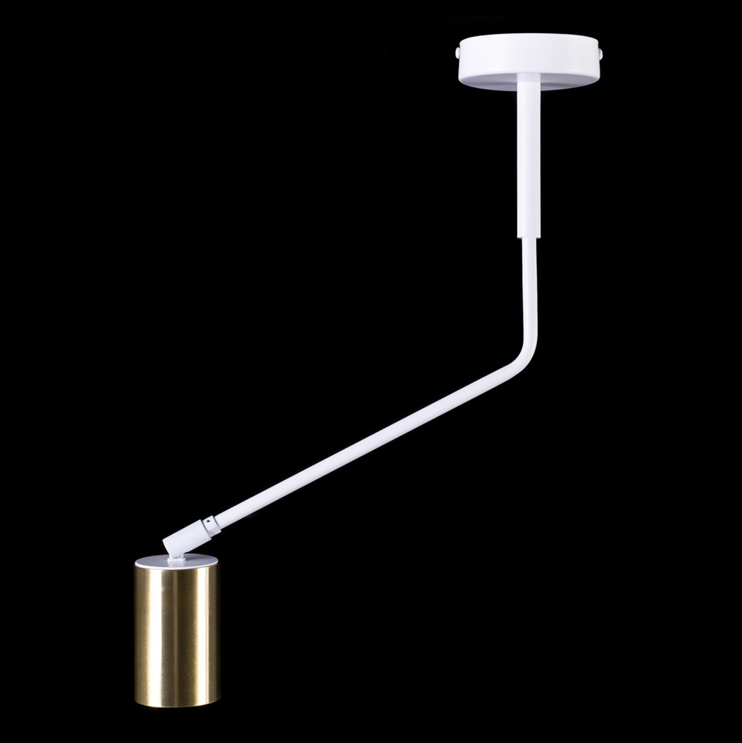 Emibig Stropna svjetiljka VERNO 230V 10W MAX LED GU10 Čelik Bijela