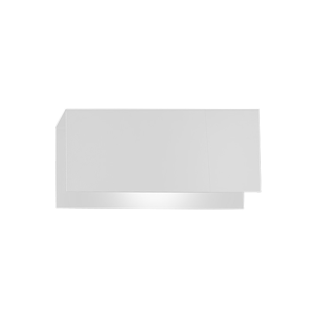 Emibig Zidna lampa GENTOR 230V 15W MAX LED E27 Čelik Bijela