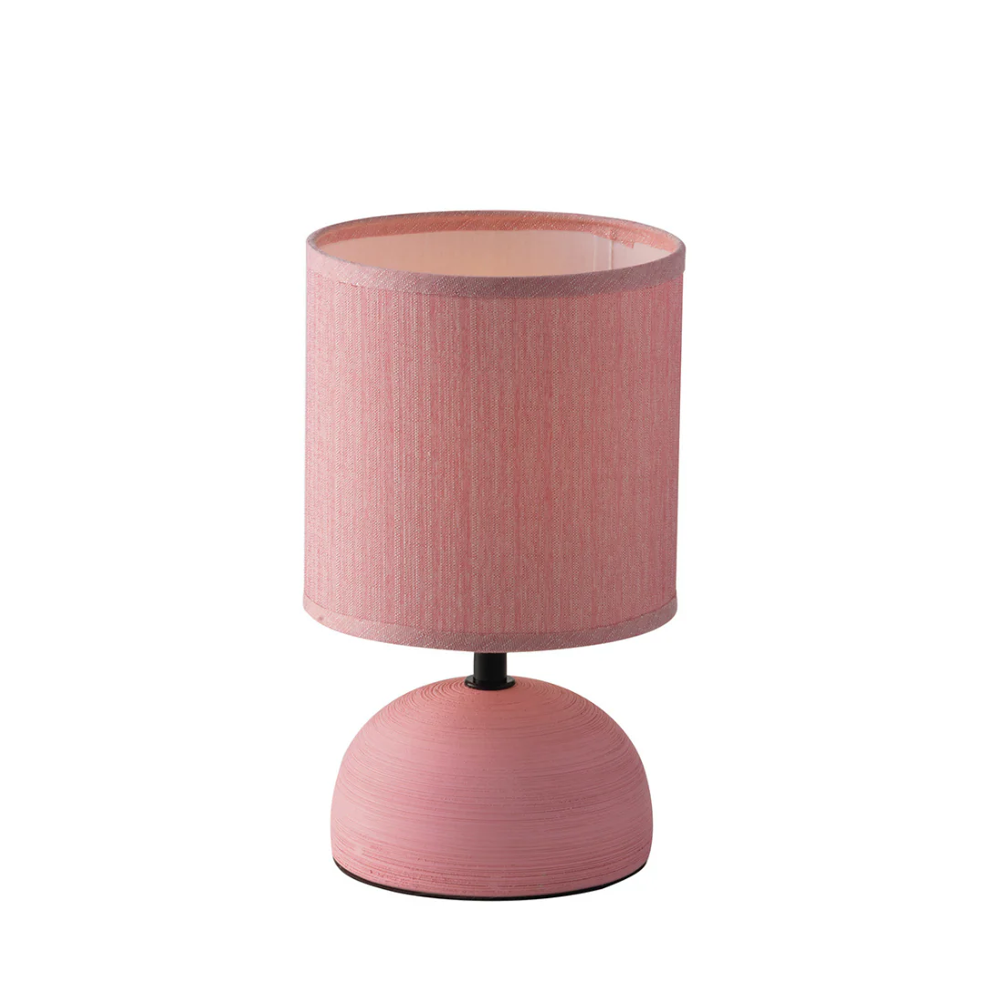 Luce Design Stolna lampa FURORE 1xE14 Keramika/Tekstil Roza