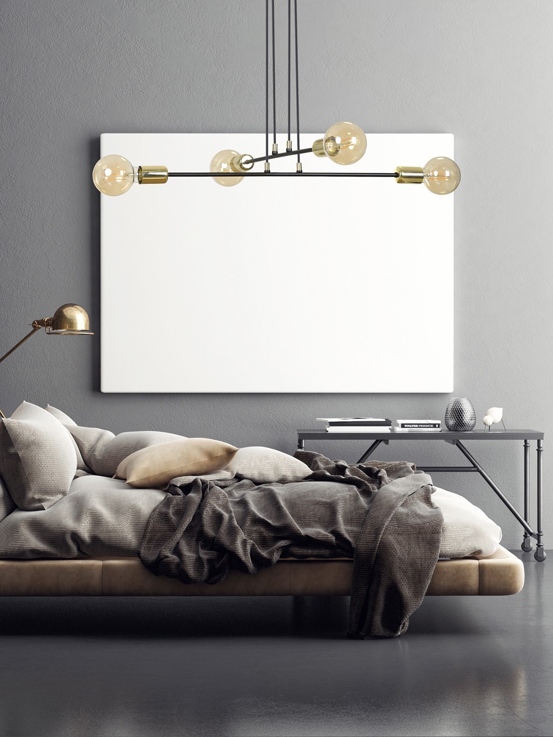 Emibig Visilica VESIO 230V 10W MAX LED E27 Čelik Crna