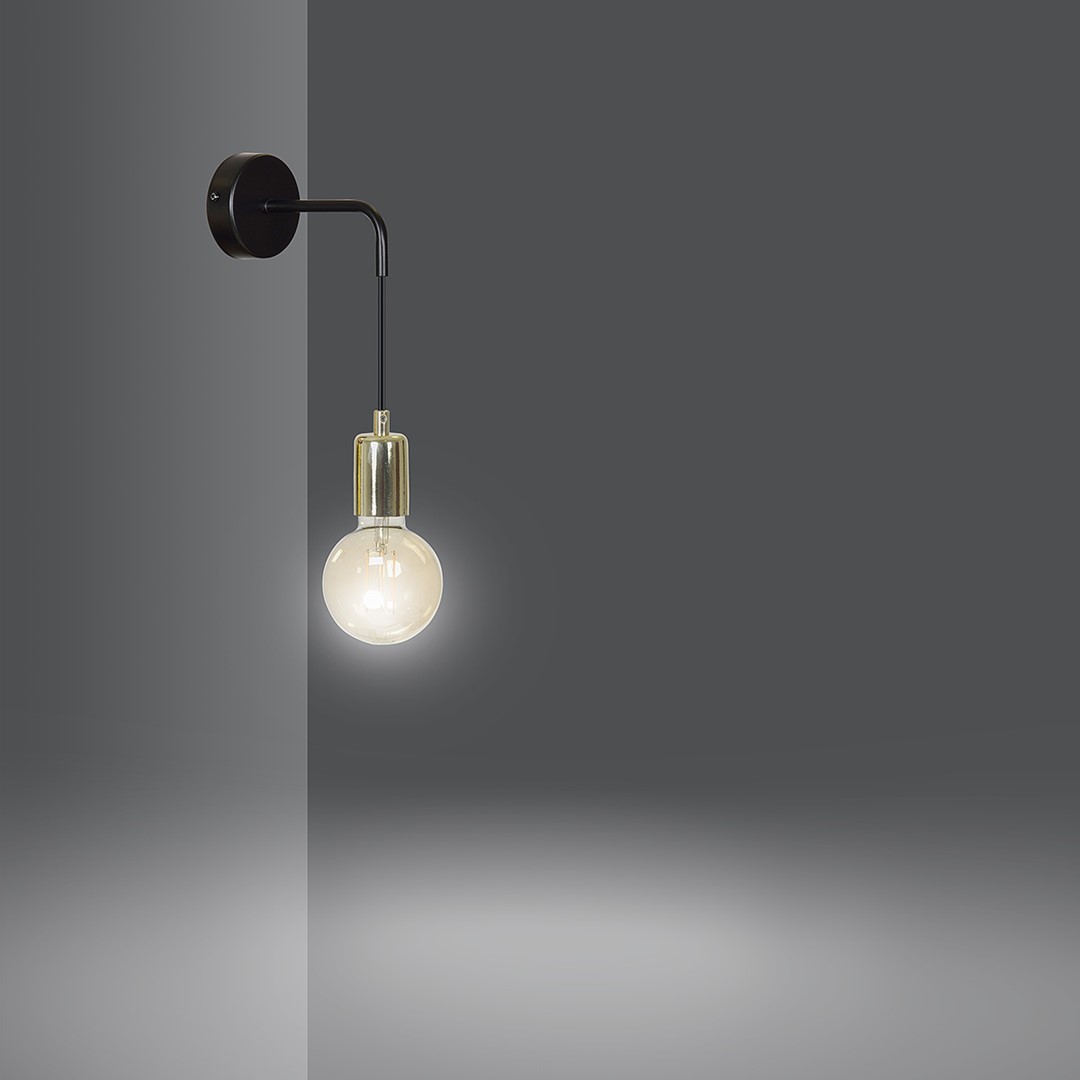 Emibig Visilica VESIO 230V 10W MAX LED E27 Čelik Crna