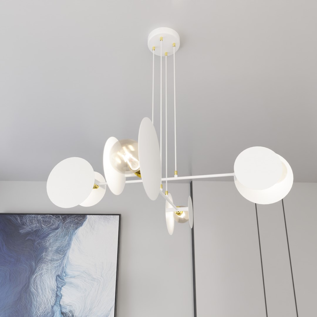 Emibig Visilica IDEA 230V 10W MAX LED E27 Čelik Bijela