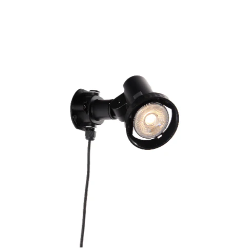 Intec Vanjski LED reflektor sa šiljkom GRUBB 1xE27 Ø93,6mm Crni