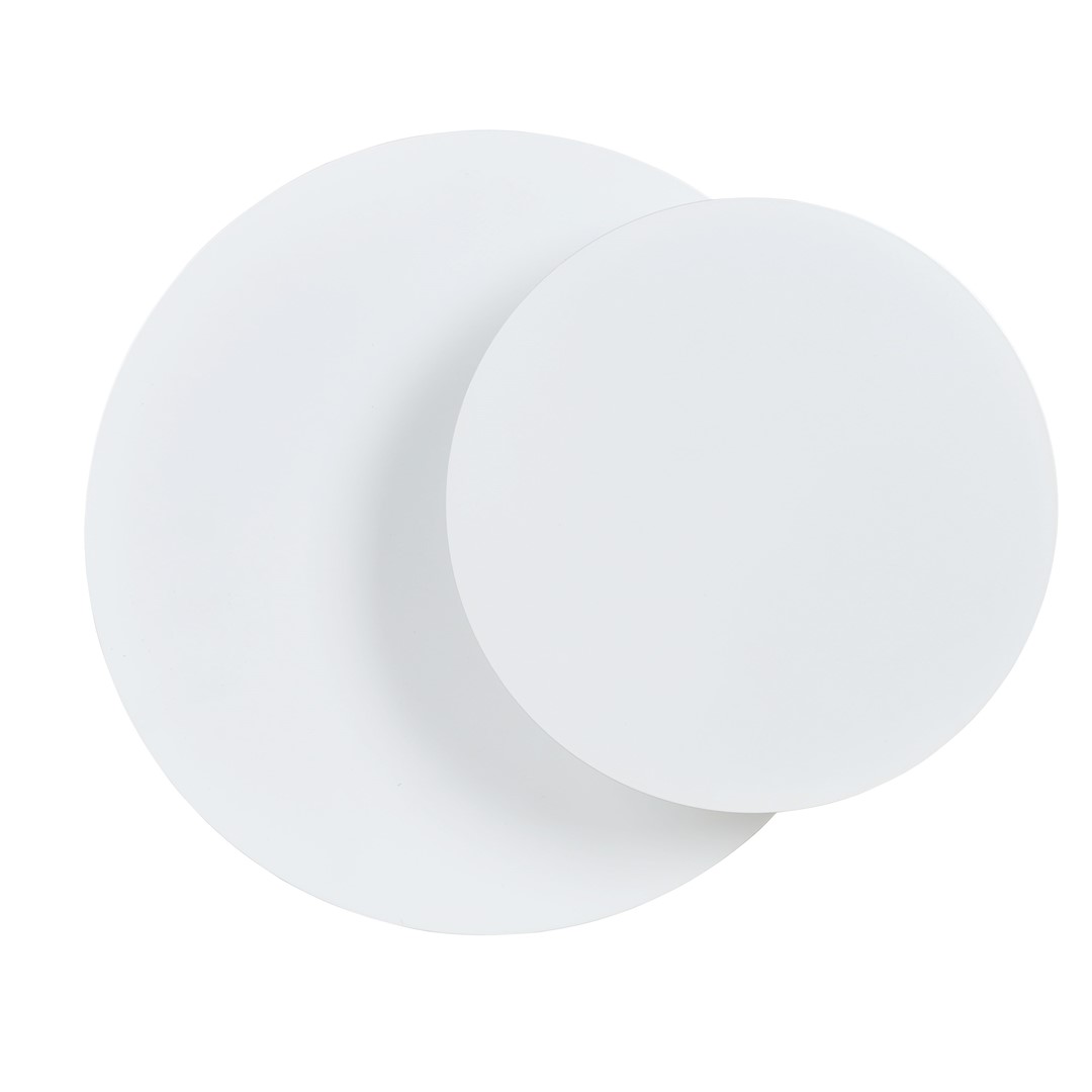 Emibig Zidna lampa CIRCLE 230V 8W MAX LED G9 Čelik/ Šperploča Bijela