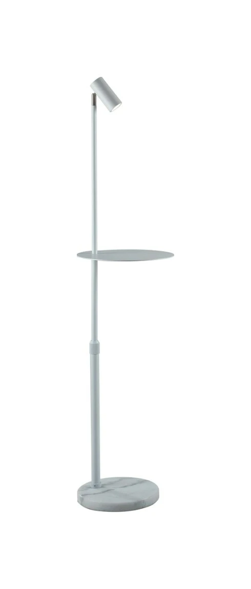 Luce Design Podna lampa 1xGU10 Metal/Mramor Bijela