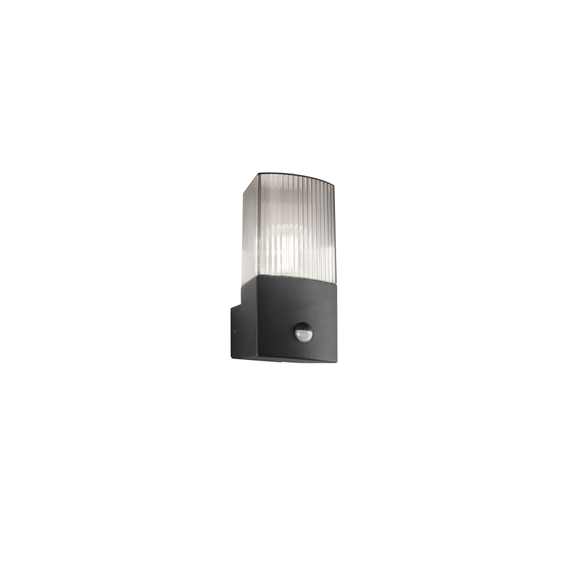 Intec Zidna lampa sa senzorom DARK 1xE27 Termoplastika/PC Antracit