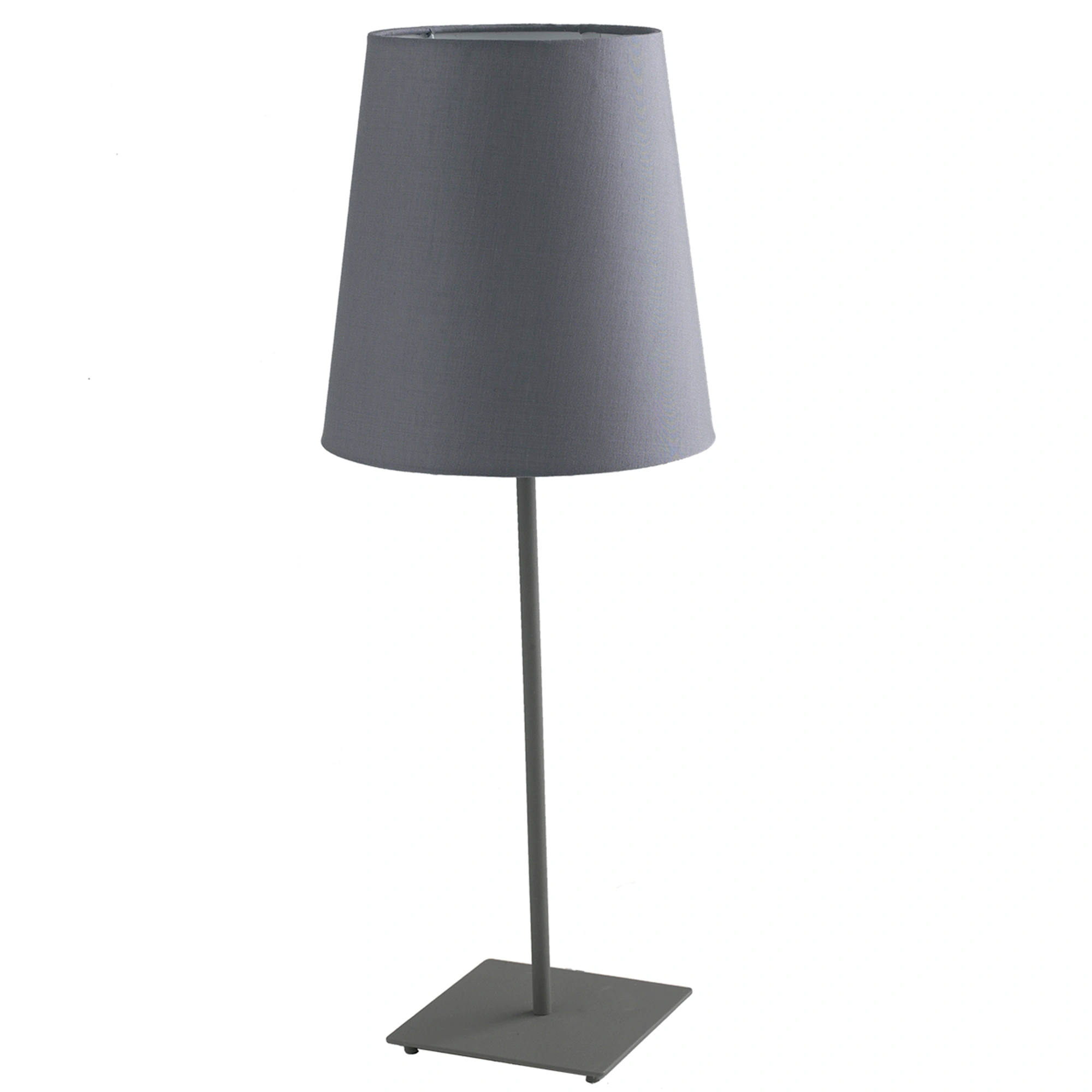 Luce Design Stolna lampa ELVIS 1xE27 Metal/Tekstil Siva