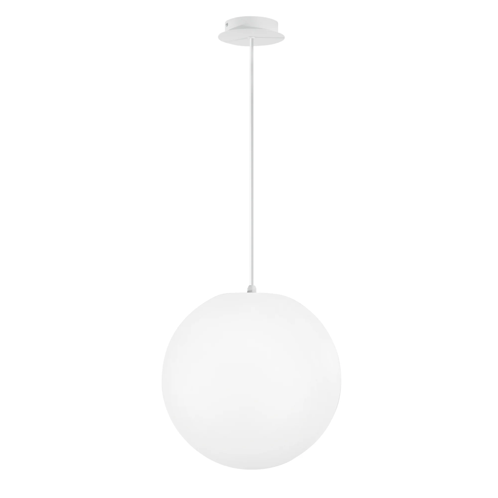 Intec Viseća vanjska lampa SFERA 1xE27 Ø400mm Polietilen Bijela