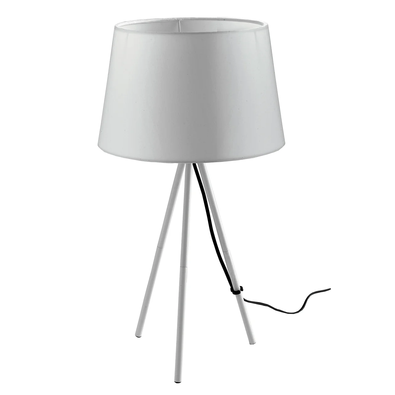 Luce Design Stolna lampa MARILYN 1xE27 Metal/Tekstil Bijela