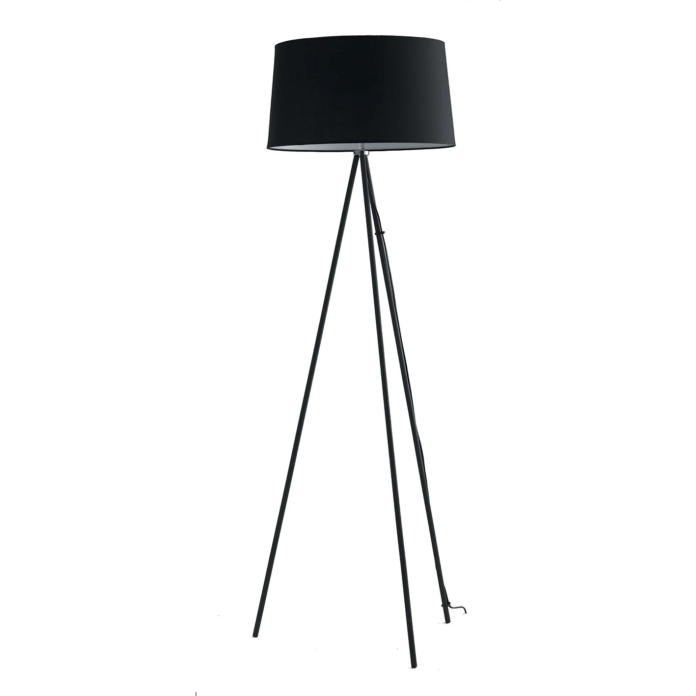 Luce Design Podna lampa MARILYN 1xE27 Metal/Tekstil Crna