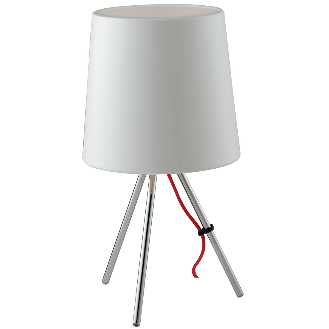 Luce Design Stolna lampa MARLEY 1xE14 Aluminij/Akril Bijela