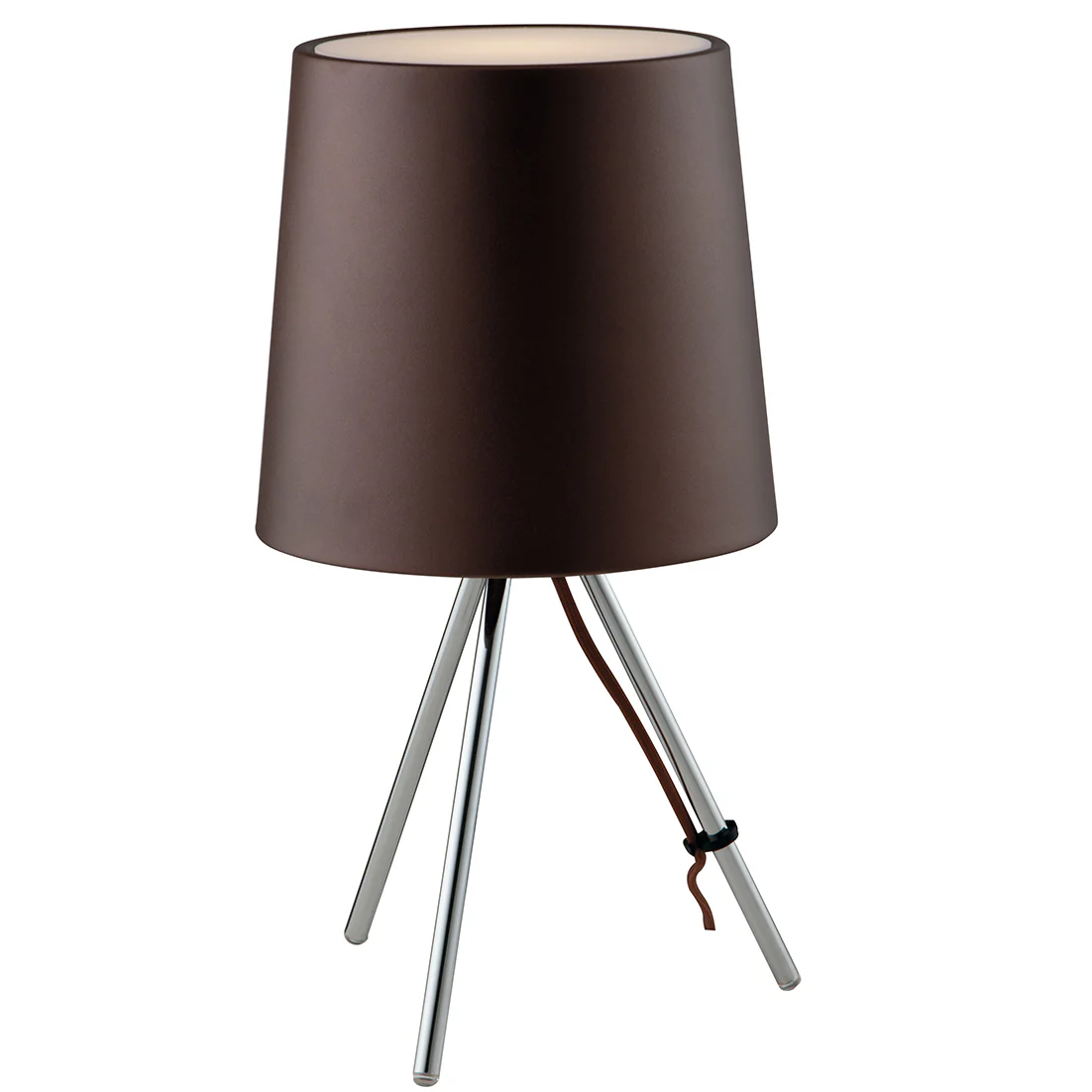 Luce Design Stolna lampa MARLEY 1xE14 Aluminij/Akril Smeđa