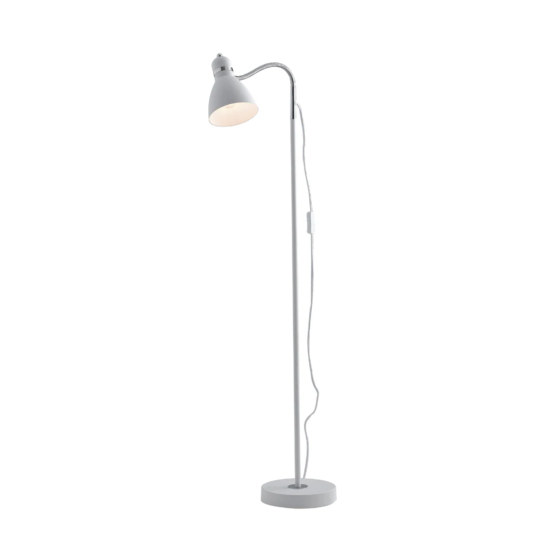 Luce Design Podna lampa PEOPLE 1xE27 Metal Bijela
