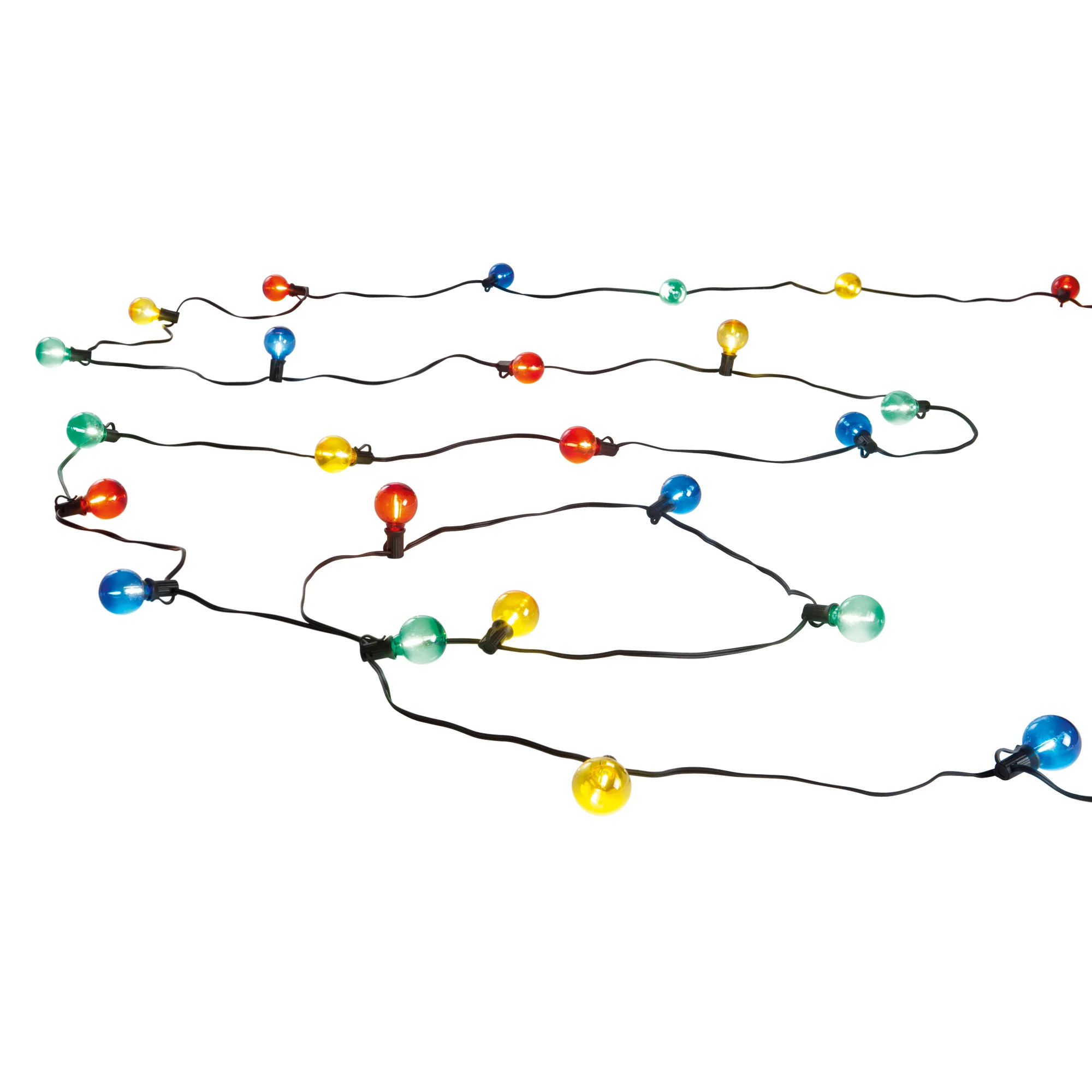 Intec Svjetlosne lampice PICNIC COLOR 25xE12 7,62m Šarene PVC kabel