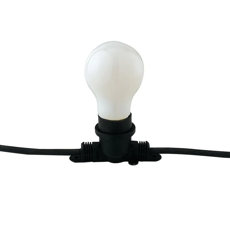 Intec Svjetlosna girlanda PICNIC 10xE27 MAX25W 10m PVC/Guma Crna