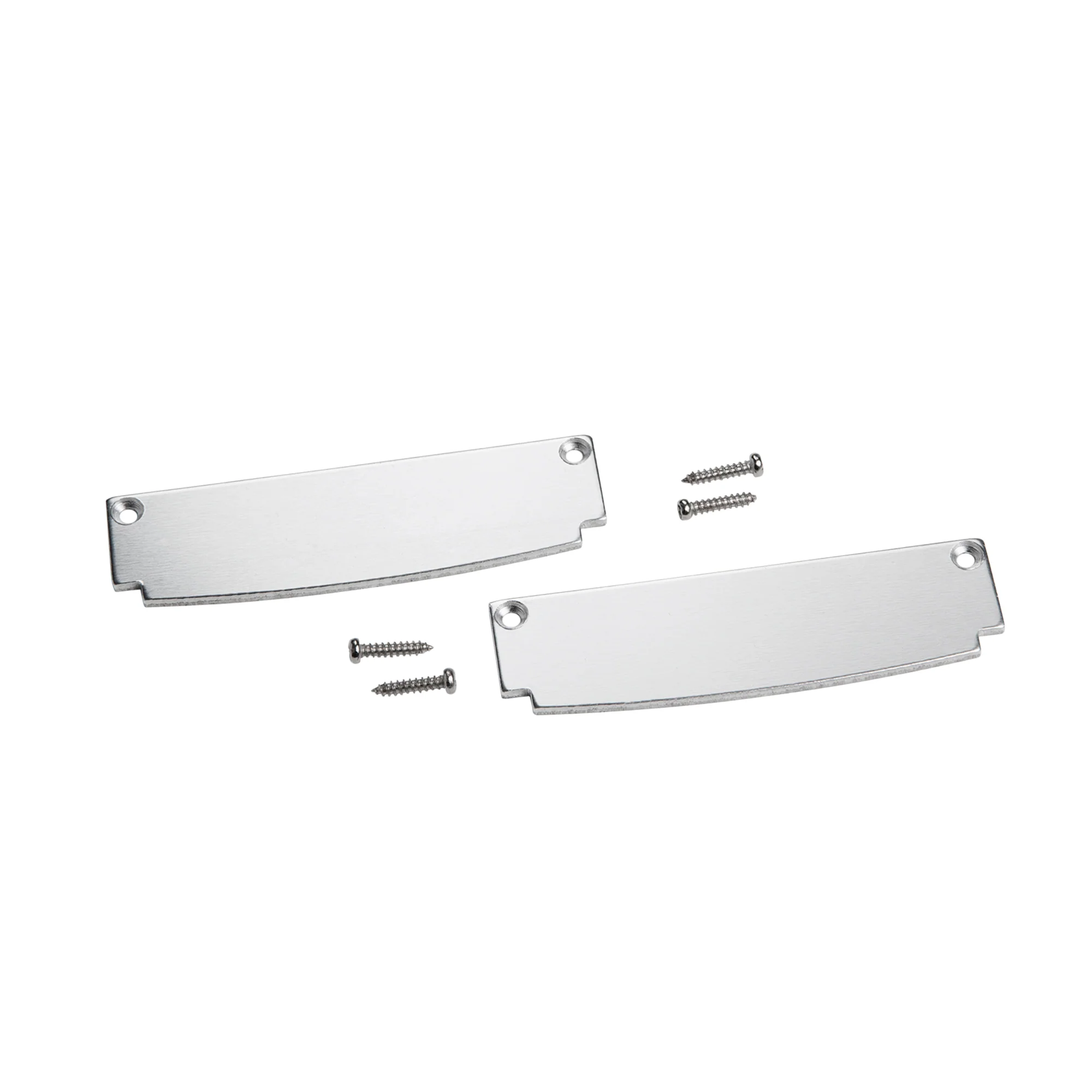 Intec Završne Kapice za Ugradbeni Aluminijski Profil za LED Trake Gorizia XL, Aluminij Srebrne (2 kom)