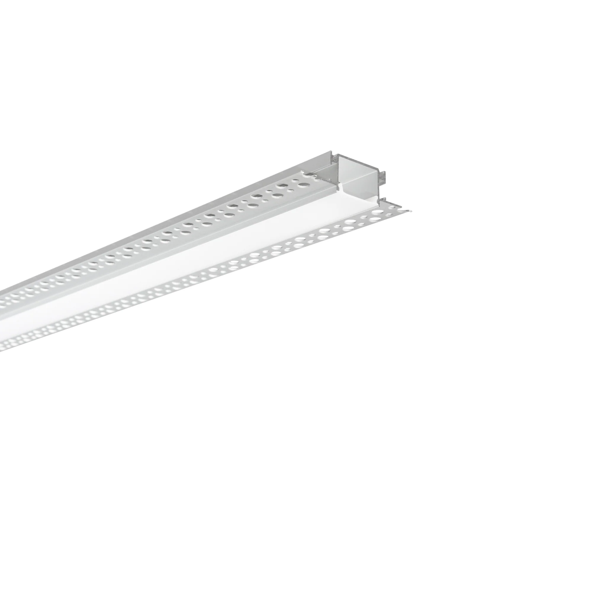 Intec Ugradbeni Profil za LED Trake Gorizia 2 m, Aluminij Srebrni