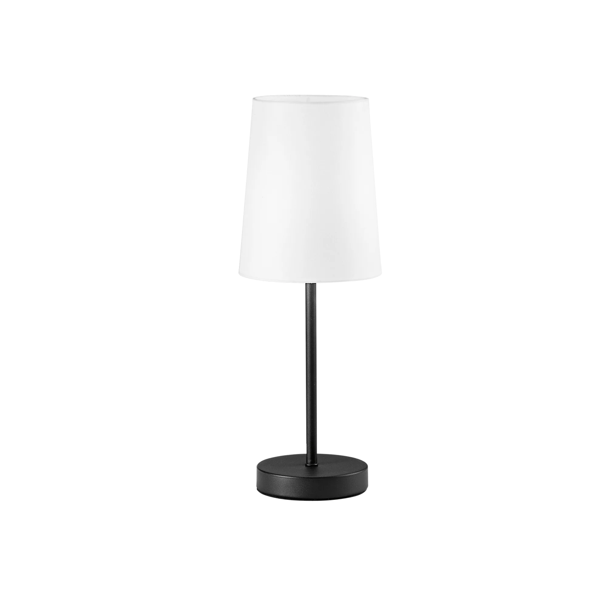 Luce Design Stolna lampa SALLY 1xE14 Metal/Tkanina Crna