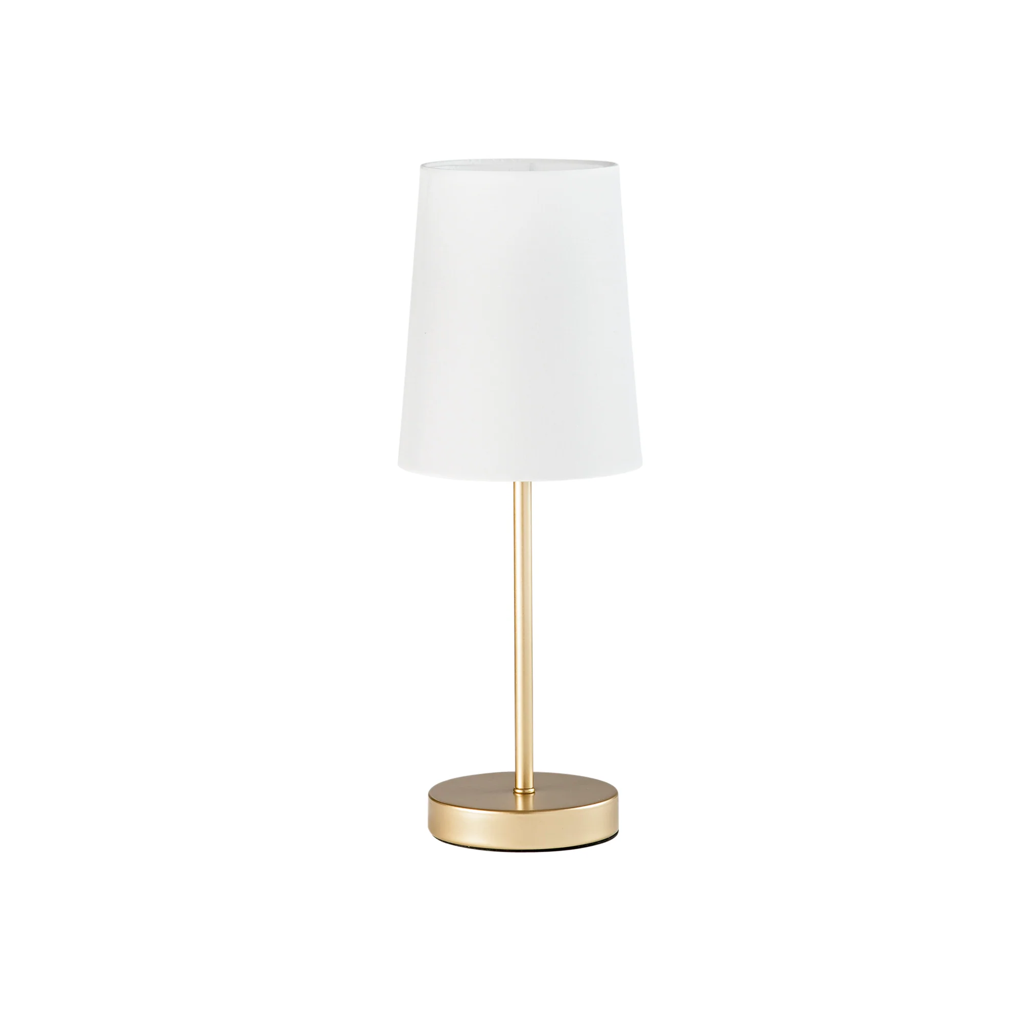 Luce Design Stolna lampa SALLY 1xE14 Metal/Tkanina Zlatna