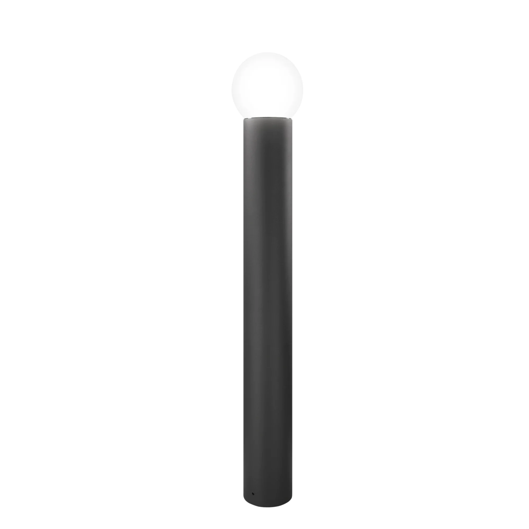 Intec Vanjska podna lampa SKITTLE 1xE27 1000mm Aluminij/PC Siva