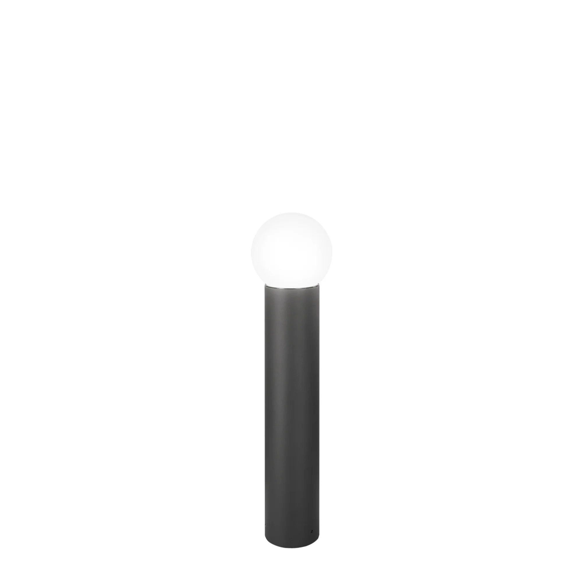 Intec Vanjska podna lampa SKITTLE 1xE27 650mm Aluminij/PC Siva