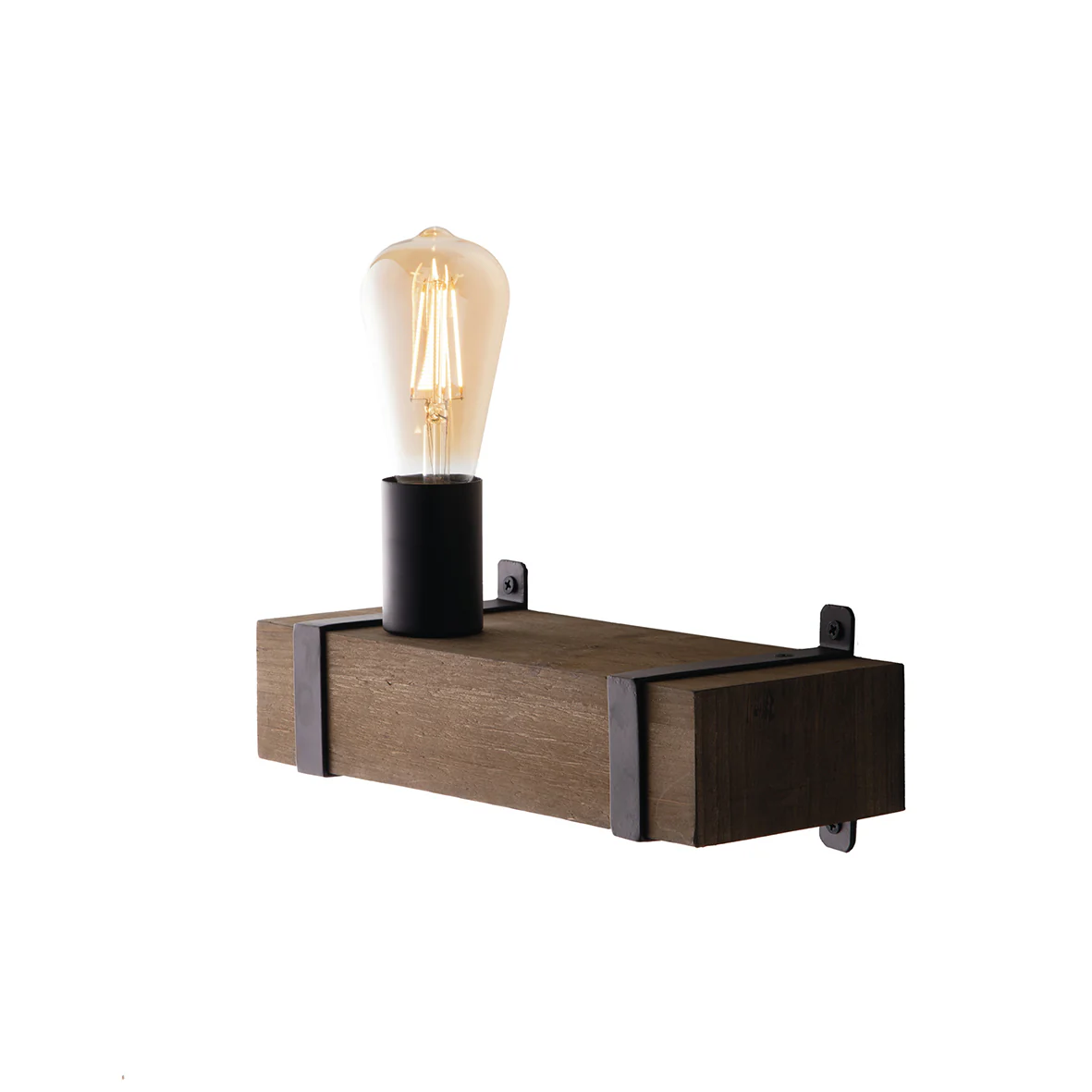 Luce Design Zidna lampa TEXAS 1xE27 Drvo/Metal