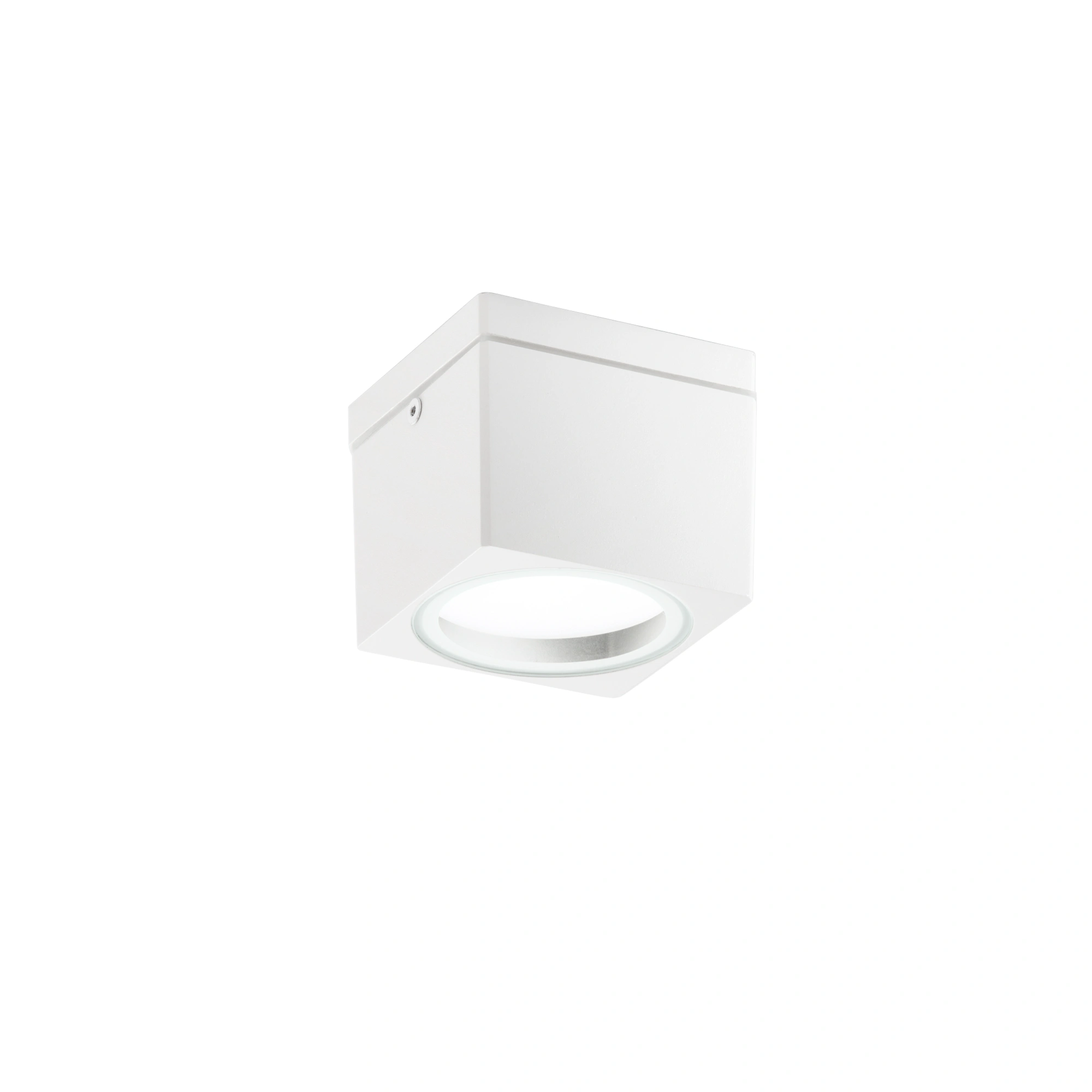 Intec Plafonjera TOWER 1xGX53 IP54 Aluminij Kvadratna Bijela