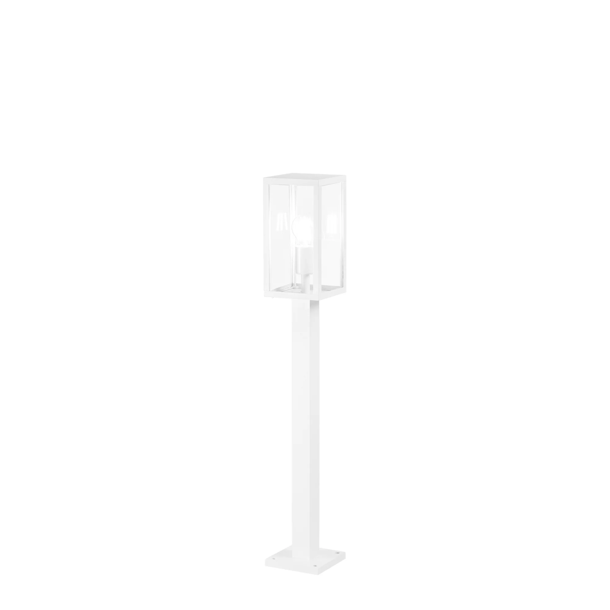 Intec Vanjska podna lanterna MIRAGE 1xE27 86cm Metal/Staklo Antracit