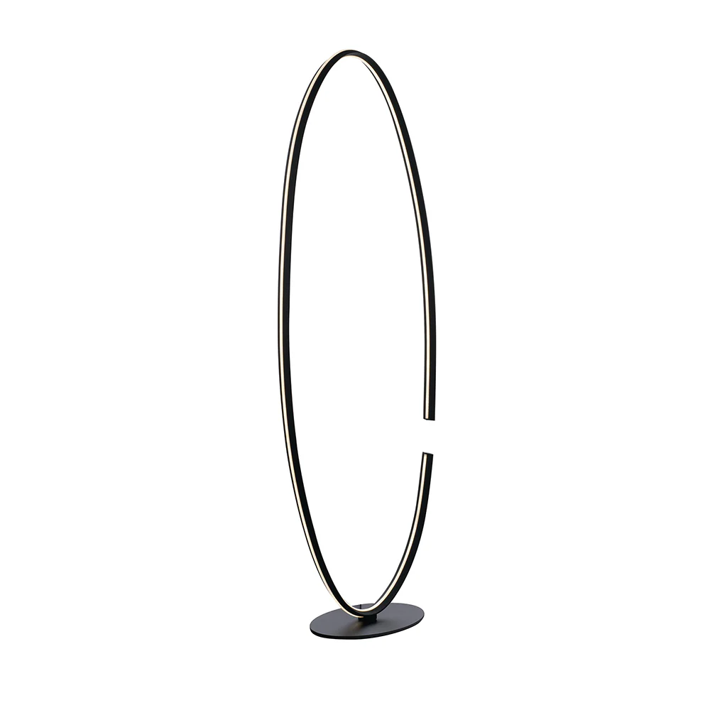 Luce Design LED podna lampa CLARKE 25W 3000K Crna