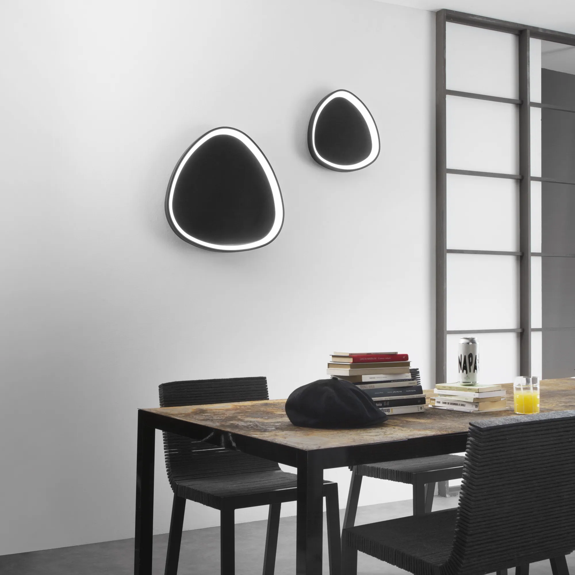 Luce Design Stropna i zidna LED lampa 40W 3000/4000/6500K Crna