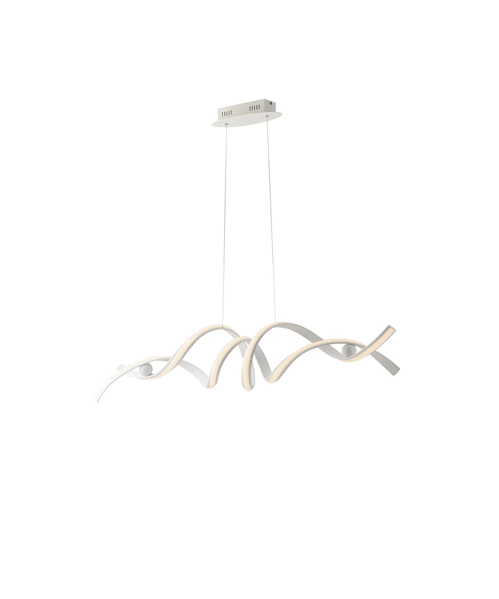 Luce Design Viseća LED lampa MYSTRAL 60W 3000/4000K Bijela