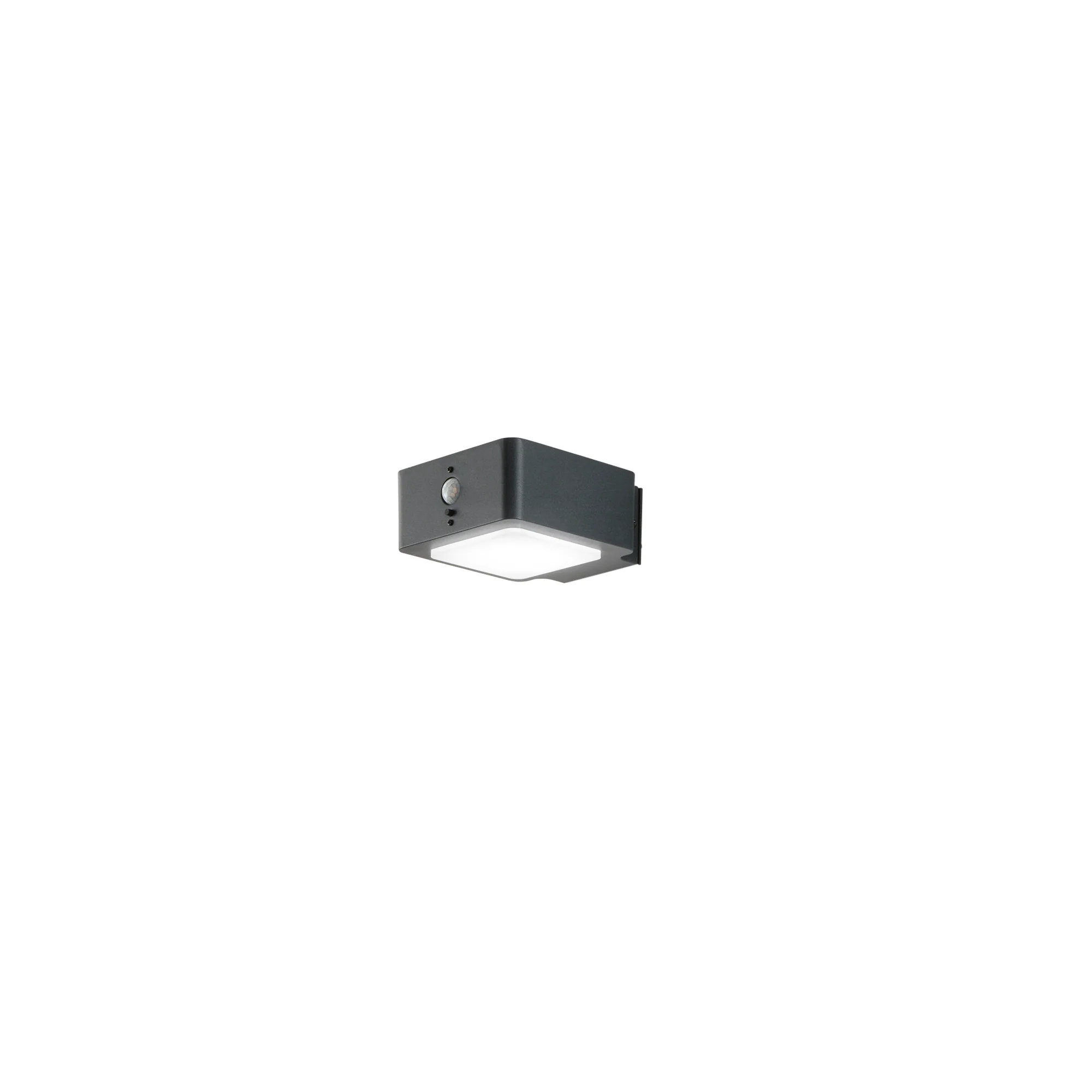 Intec Solarna LED zidna svjetiljka sa senzorom TED 3W 4000K Aluminij Antracit