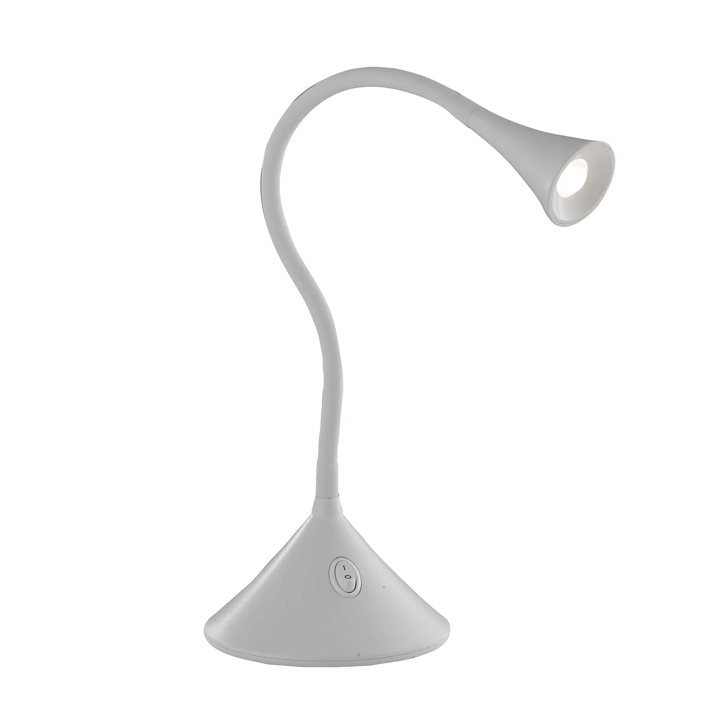 Luce Design LED stolna lampa NEWTON 3,2W Metal/Silikon Bijela