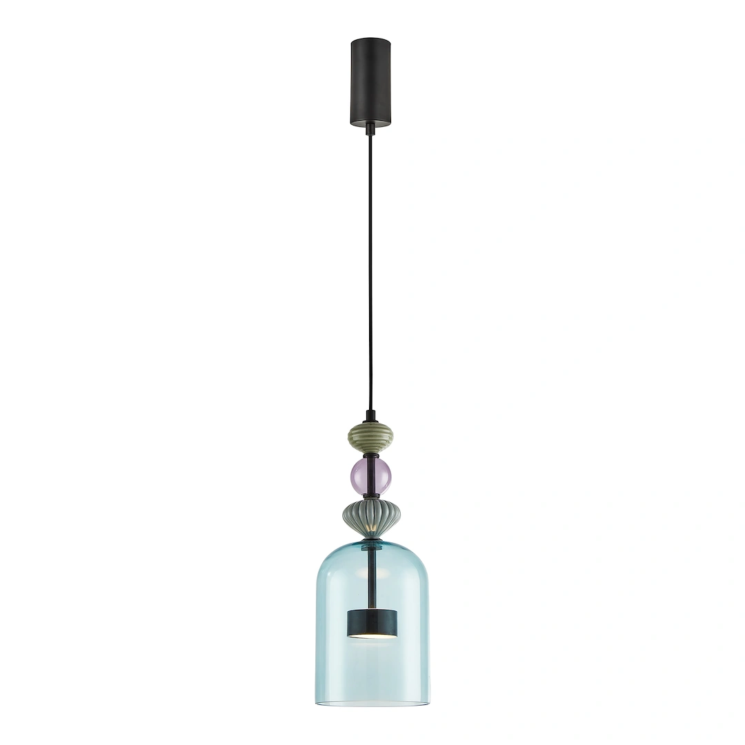Milagro Visilica 12W 3000K Metal/Staklo Svijetlo Plava