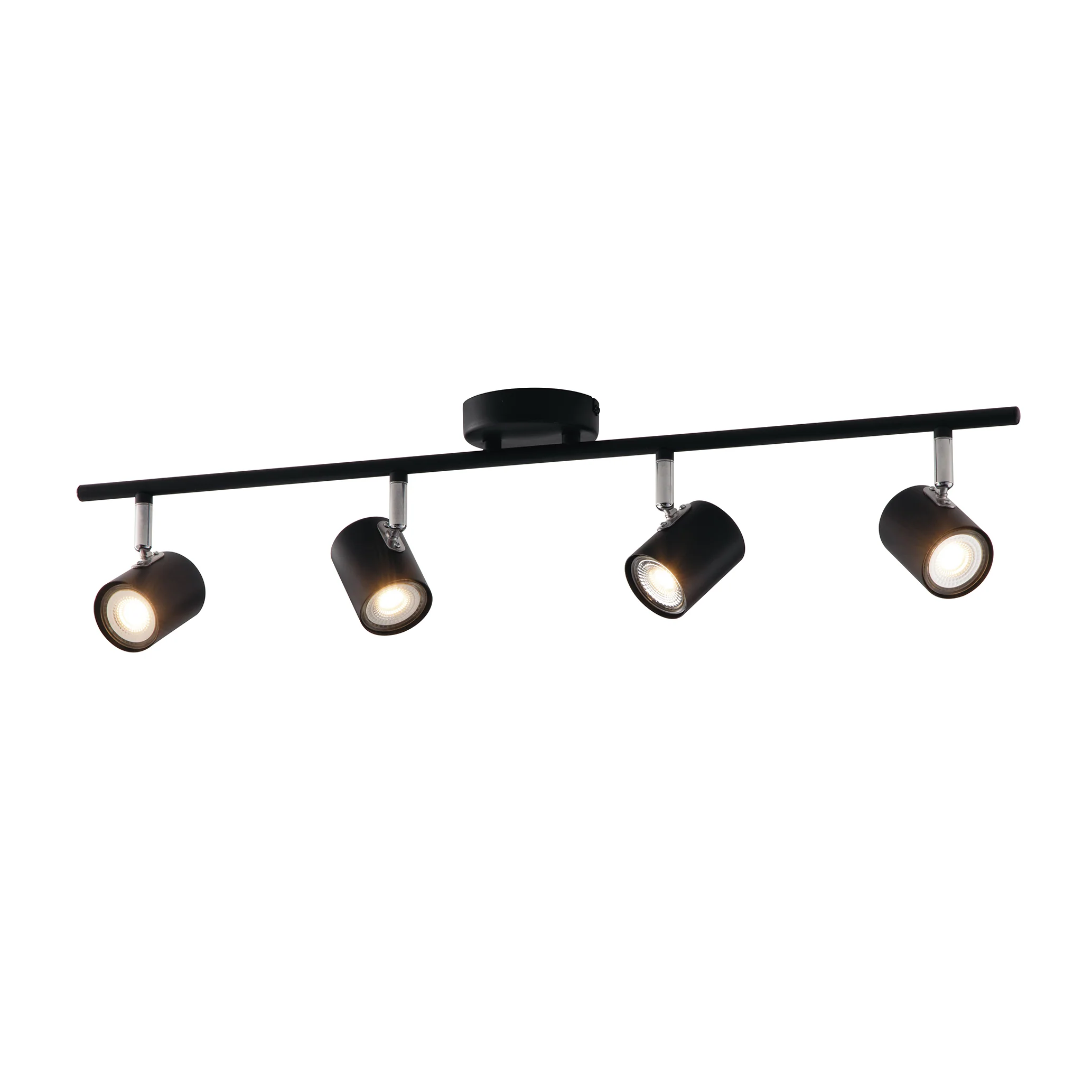 Luce Design Stropni reflektor ZERO 4xGU10 Metal Crna