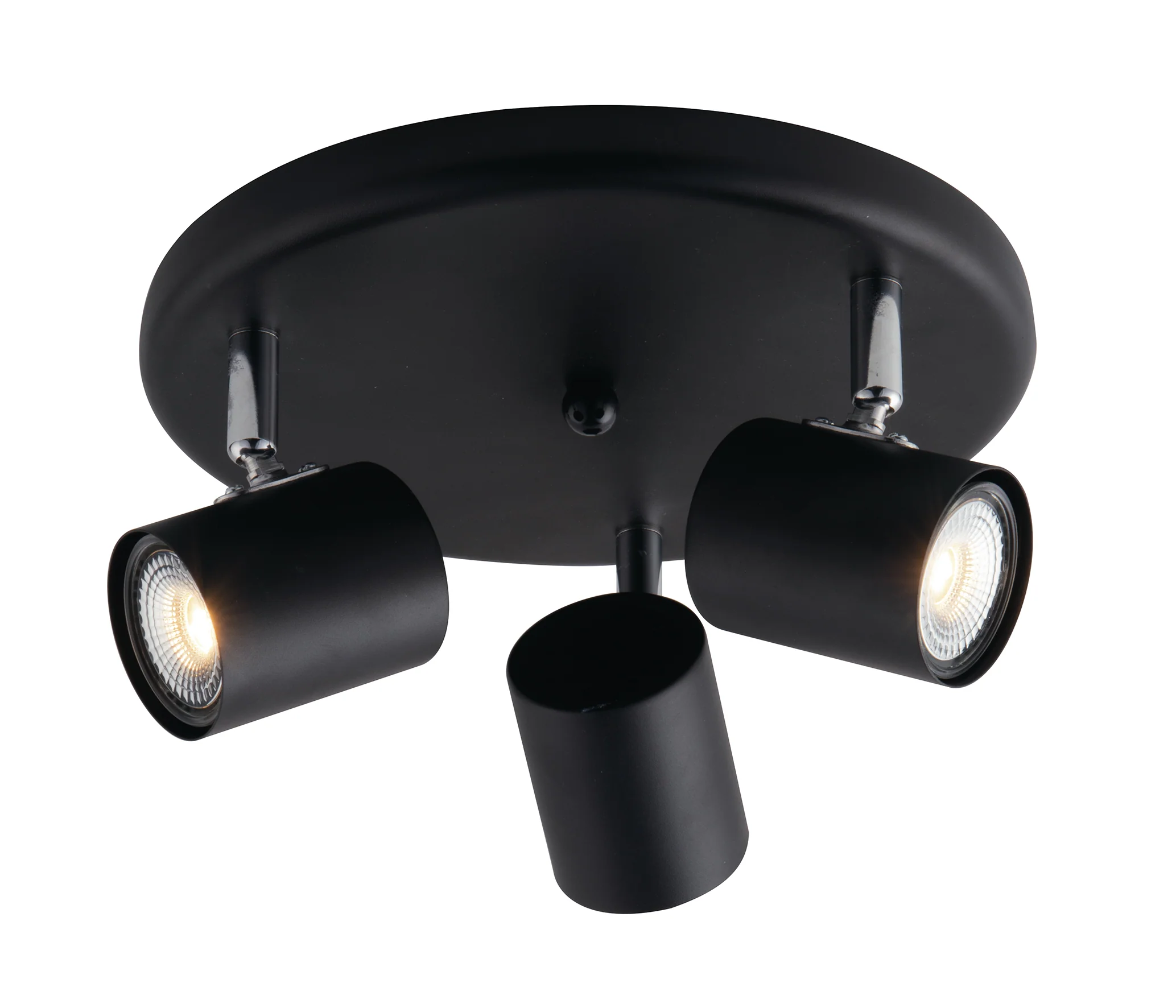 Luce Design Stropni reflektor ZERO 3xGU10 Metal Crna
