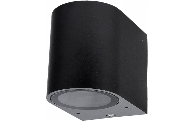 Optonica Zidna lampa 1xGU10 Aluminij Crna