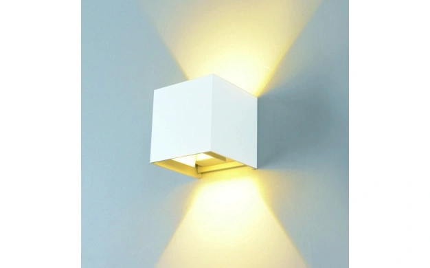 Optonica Zidna lampa Kvadratna 6W 4000K Aluminij Bijela